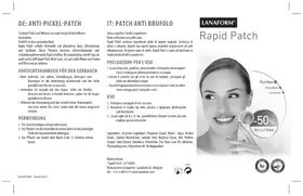 LANAFORM Rapid Patch - Patch anti-imperfections