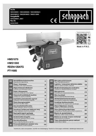 Notice SCHEPPACH HMS1070 Rabot