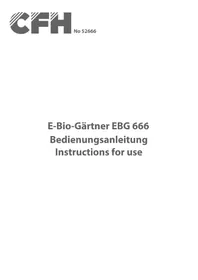 Notice CFH EBG666 Pistolet thermique