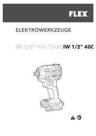 Notice Flex IW 1/2" 400 18.0-EC C Perceuse