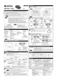 Notice OPTEX OM-105C Capteur de porte / fenêtre