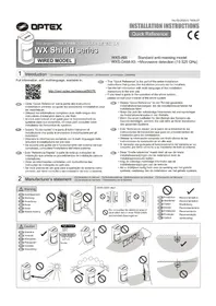 Notice OPTEX WXS-DAM Détecteur