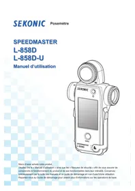 Notice SEKONIC RT-GX Non catégorisé