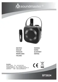Notice Soundmaster BT2024 Recepteur
