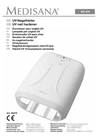 Notice MEDISANA ND 850 Set manicure et pedicure