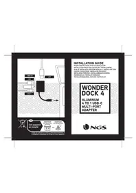 Notice NGS WONDER DOCK 4 USB hub