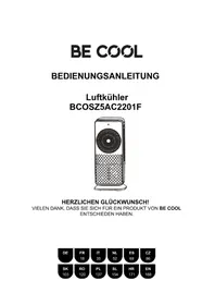 Notice Be Cool BCOSZ5AC2201F Ventilateur