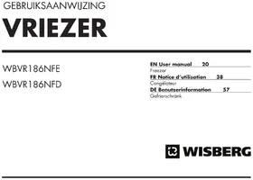 Notice Wisberg WBVR170NFD Congélateur