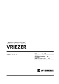 Notice Wisberg WBCF102CW Congélateur