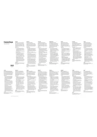 Notice IKEA TAGGÖGA 505.413.50 Bouteille isolante