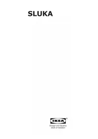 Notice IKEA SLUKA 401.498.48 Bouteille isolante