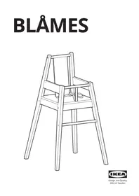 Notice IKEA BLÅMES 101.690.03 Chaise haute