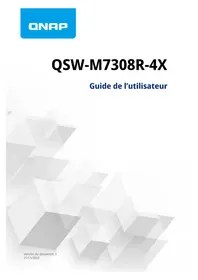 Notice QNAP QSW-M7308R-4X Commutateur