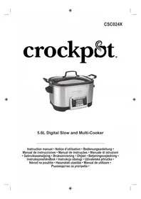 Notice Crock-Pot CSC024X Appareil multi-cuisson