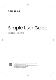 Notice SAMSUNG HW-S810D Barre de son