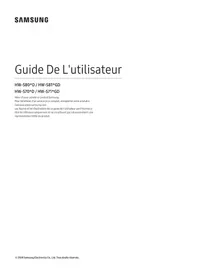 Notice SAMSUNG HW-S711D Barre de son