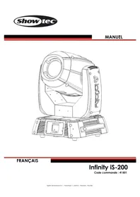 Notice INFINITY IS-200 Éclairage