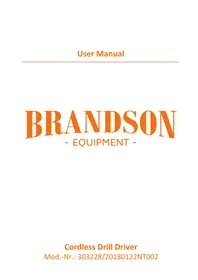 Notice Brandson 303228 Perceuse