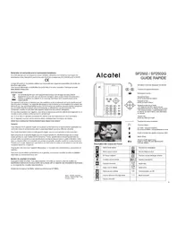 Notice ALCATEL SP2502 Téléphone