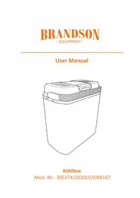 Notice Brandson 305274 Frigo