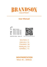 Notice Brandson 304632 Station Météo