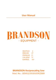 Notice Brandson 303452 Scie