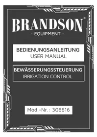 Notice Brandson 306616 Programmateur d'arrosage