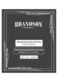 Notice Brandson 306614 Programmateur d'arrosage