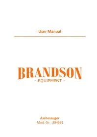 Notice Brandson 304561 Aspirateur