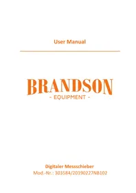 Notice Brandson 303584 Non catégorisé