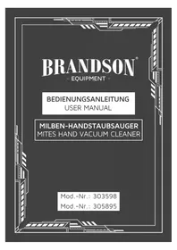 Notice Brandson 305895 Aspirateur