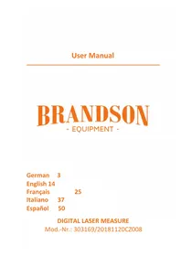 Notice Brandson 303169 Télémètre