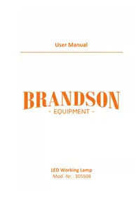 Notice Brandson 305508 Éclairage