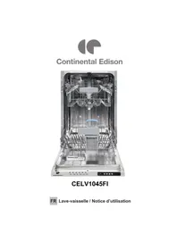 CONTINENTAL EDISON CELV1045FI - Lave-vaisselle