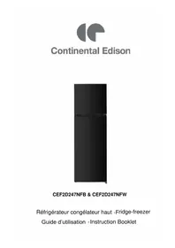 CONTINENTAL EDISON CEF2D247NFW - Réfrigérateur