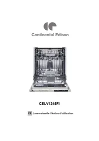 CONTINENTAL EDISON CELV1245FI - Lave-vaisselle