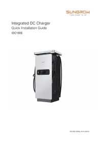 Notice Sungrow IDC180E Chargeur de piles