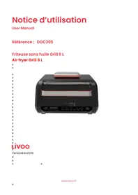 Notice LIVOO DOC305 Friteuse