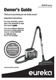 Notice EUREKA NEN180 Aspirateur