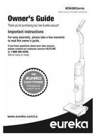 Notice EUREKA NEW400 Aspirateur