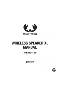 Notice Fresh 'n Rebel WIRELESS SPEAKER XL Haut-parleur