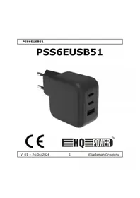 Notice HQ Power PSS6EUSB51 Chargeur de piles