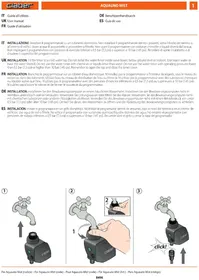 Notice CLABER MIST 8497 Programmateur d'arrosage