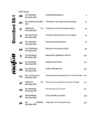 Notice Mafell BIONICBACK BB-1 Trépied