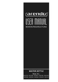 Notice Arendo ELEGANT 303789 Bouilloire