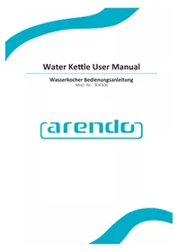 Notice Arendo MIZU 306133 Bouilloire
