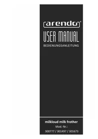 Notice Arendo 304593 Table de mixage