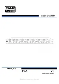 Notice DAP-Audio AS-8 Non catégorisé