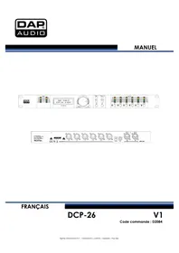 Notice DAP-Audio DCP-26 MKII Non catégorisé