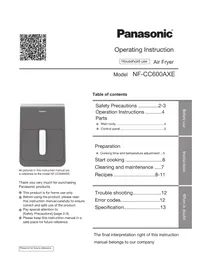 NF-CC600AXE PANASONIC